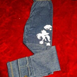 GIRLS JEAN LEGGINS